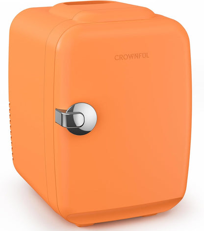 Ortekor Refrigerator Mini Fridge with Cooling & Heating | 4L Capacity for Medication, Skincare, Food, & Dorm Use