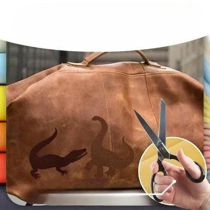 Peel-and-Stick Leather Repair Patches for Furniture, Car Seats & Bags – Cut-to-Fit, Waterproof Vinyl Sheet 20×54 in