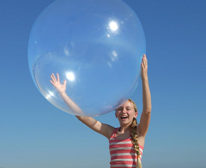 Inflatable Soft Rubber Play Ball for Kids Outdoor Indoor Active Play Games