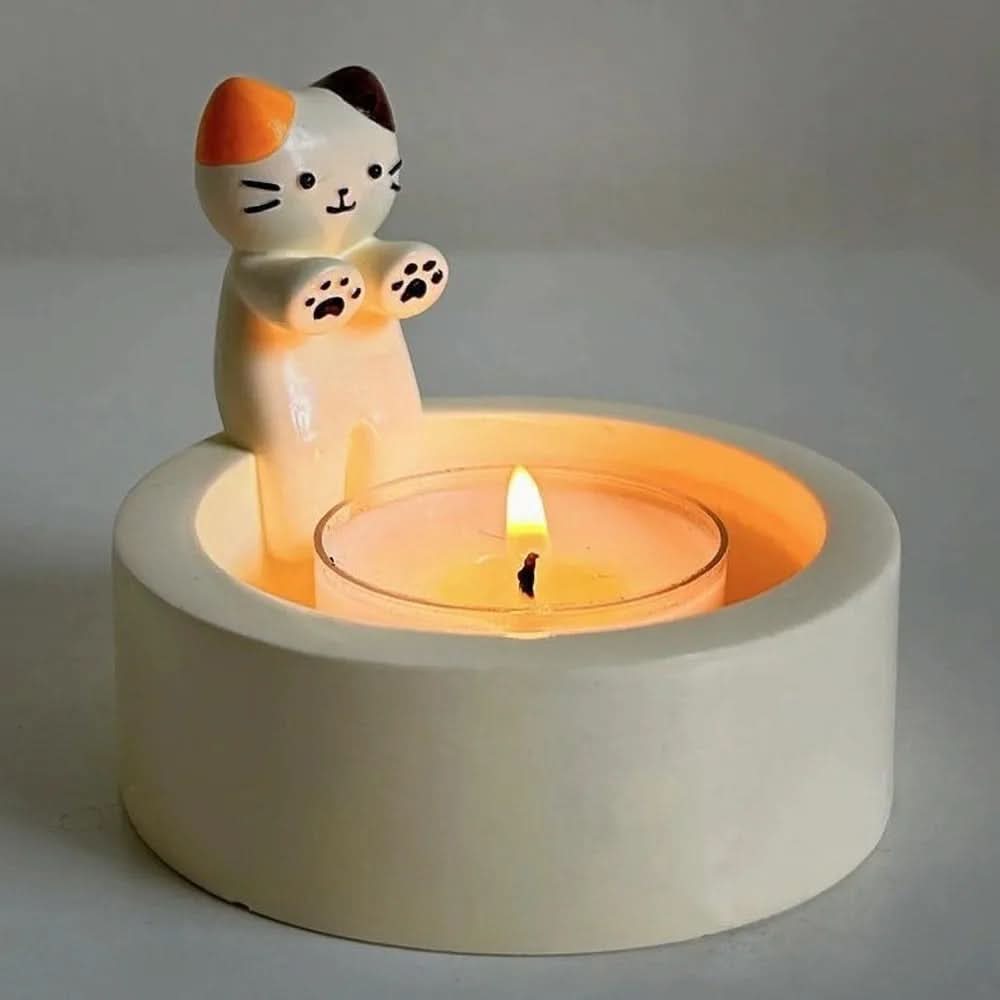 CANDLEPAWS – Cute Kitten Candle Holder