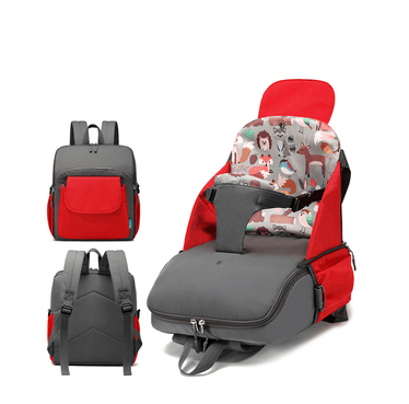Convertible Baby Backpack with Built-In Feeding Seat for Travel and Dining