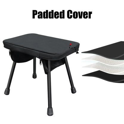TACTITABLE – Portable Folding Camping Stool Table