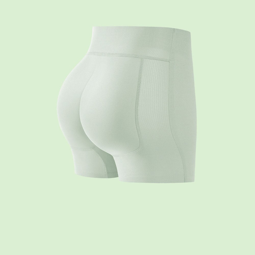 High-Waist Padded Butt-Lifting Shapewear Shorts for Women – Seamless Body Shaper with Removable Pads for Everyday Confidence & Special Occas