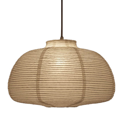 Japanese Paper Lantern Pendant Light White Round Ceiling Fixture for Dining Room Bedroom Kitchen Island Hanging Lamp E26 Base Modern Asian