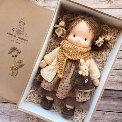 Cotton Comfort Doll for Kids | Soft Stuffed Companion Toy | Hand-Stitched Heirloom Quality | Hypoallergenic Fill | Encourages Imaginative