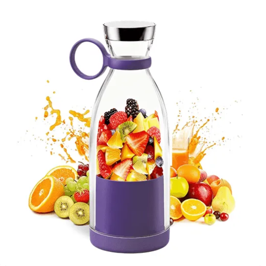 USB Rechargeable Personal Blender 17 oz Bottle for Protein Shakes Smoothies Juice Mixing On-The-Go Fitness Travel Home Office Workout