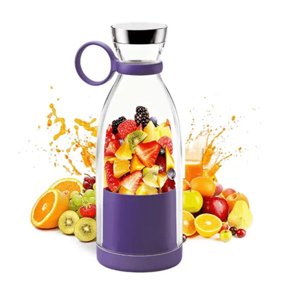 USB Rechargeable Personal Blender 17 oz Bottle for Protein Shakes Smoothies Juice Mixing On-The-Go Fitness Travel Home Office Workout