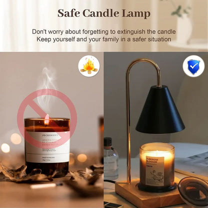 WARMELLE – Timed Candle Warmer Lamp for Elegant Living Spaces