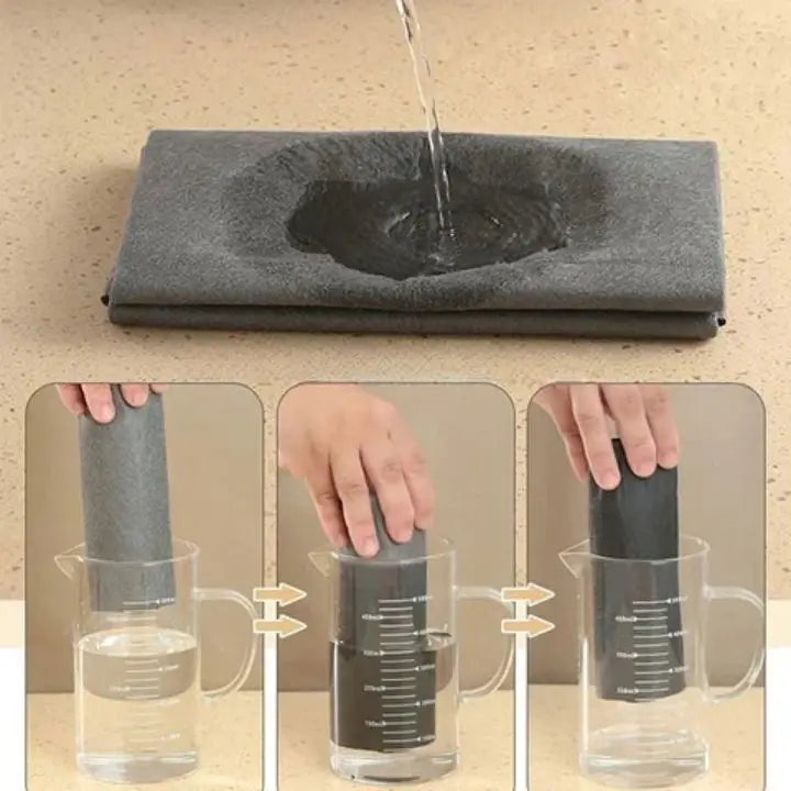 Microfiber Cleaning Cloths 10-Pack Lint-Free Streak-Free for Glass Windows Mirrors Kitchen Stainless Steel Car Detailing No Chemicals