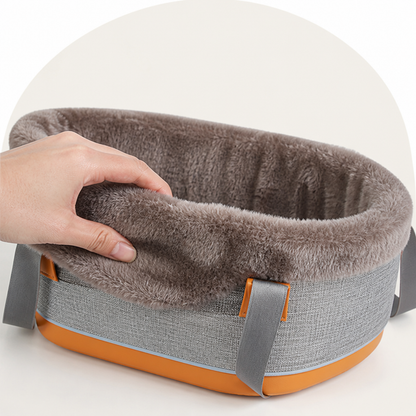 Ortekor Polyester Armrest Nest & Organizer Pet Car Seat (Center Console Fit)