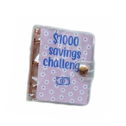 Cash Envelope Budget Binder for Money Saving Challenge Tracker – Reusable Vinyl Organizer for Bills Vacation Christmas Fund Planning