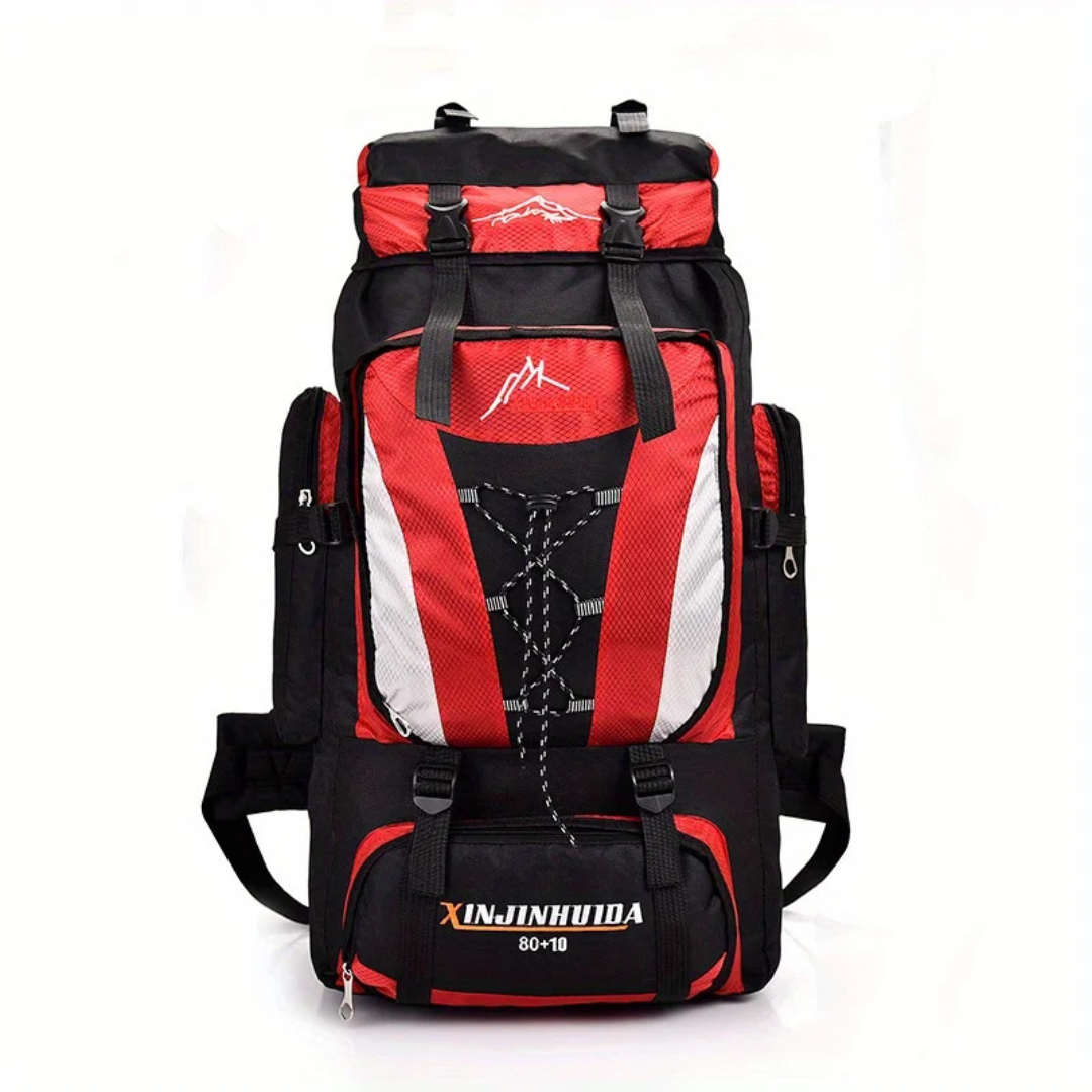 80L Hiking Backpack for Multi-Day Trips – Water-Resistant Trekking Pack with Breathable Support & Quick-Access Pockets for Camping