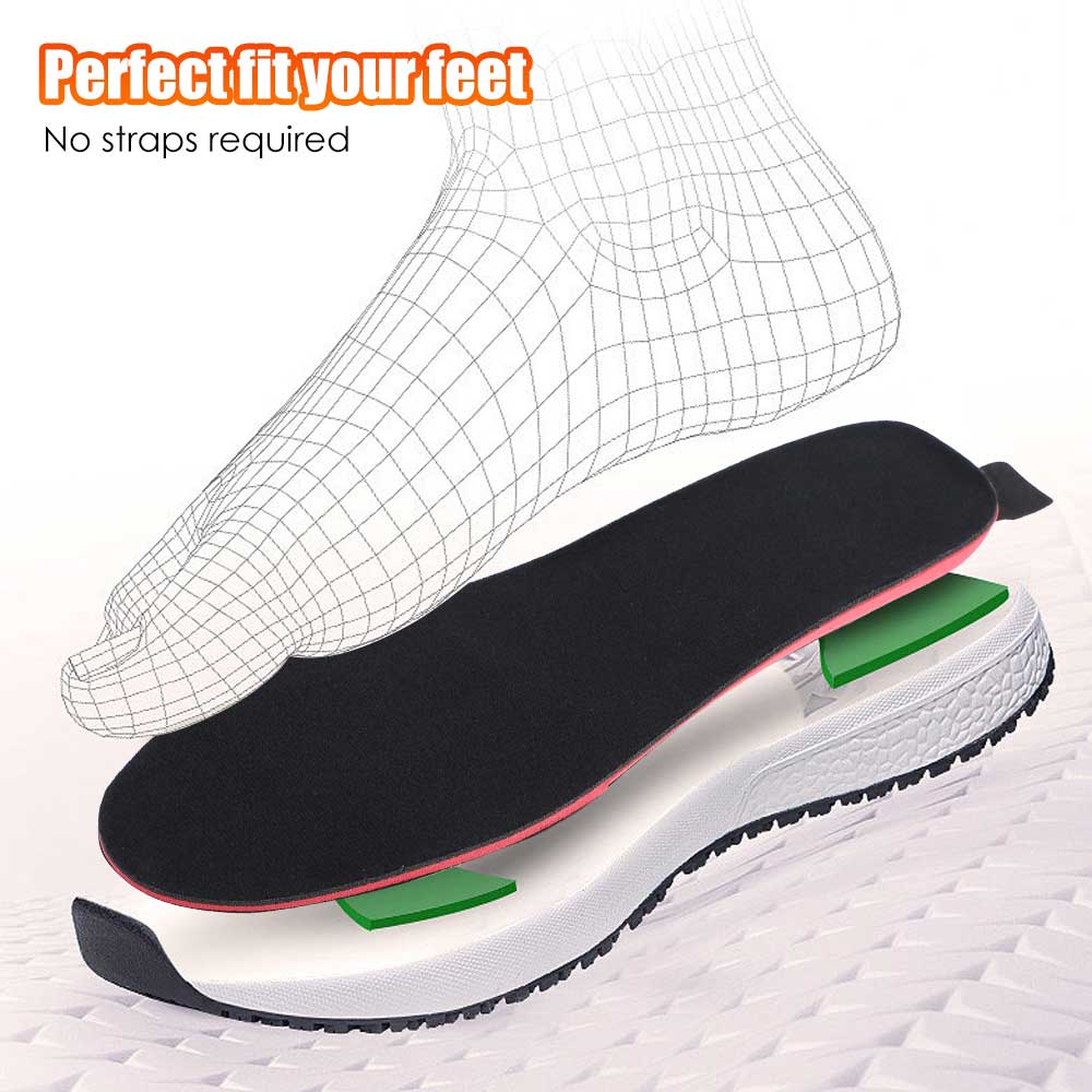 Rechargeable Heated Insoles with 3 Temperature Settings for Winter | Battery-Powered Foot Warmers for Men & Women | USB-Charged Heat