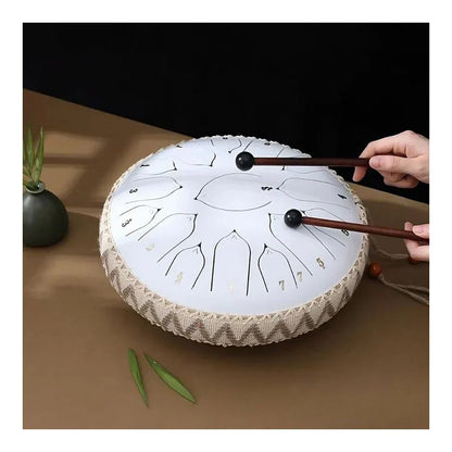 Steel Percussion Drum for Yoga Relaxation Mindfulness Practice Breathing Exercises Therapeutic Sound Instrument Handheld Design Home Studio