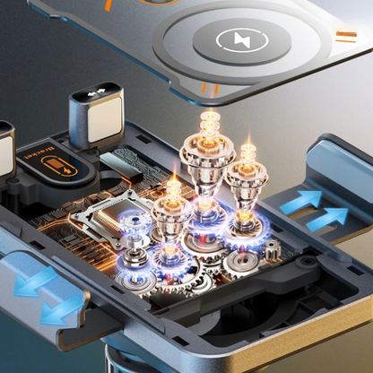 Smartphone Car Mount with Wireless Charging Capability