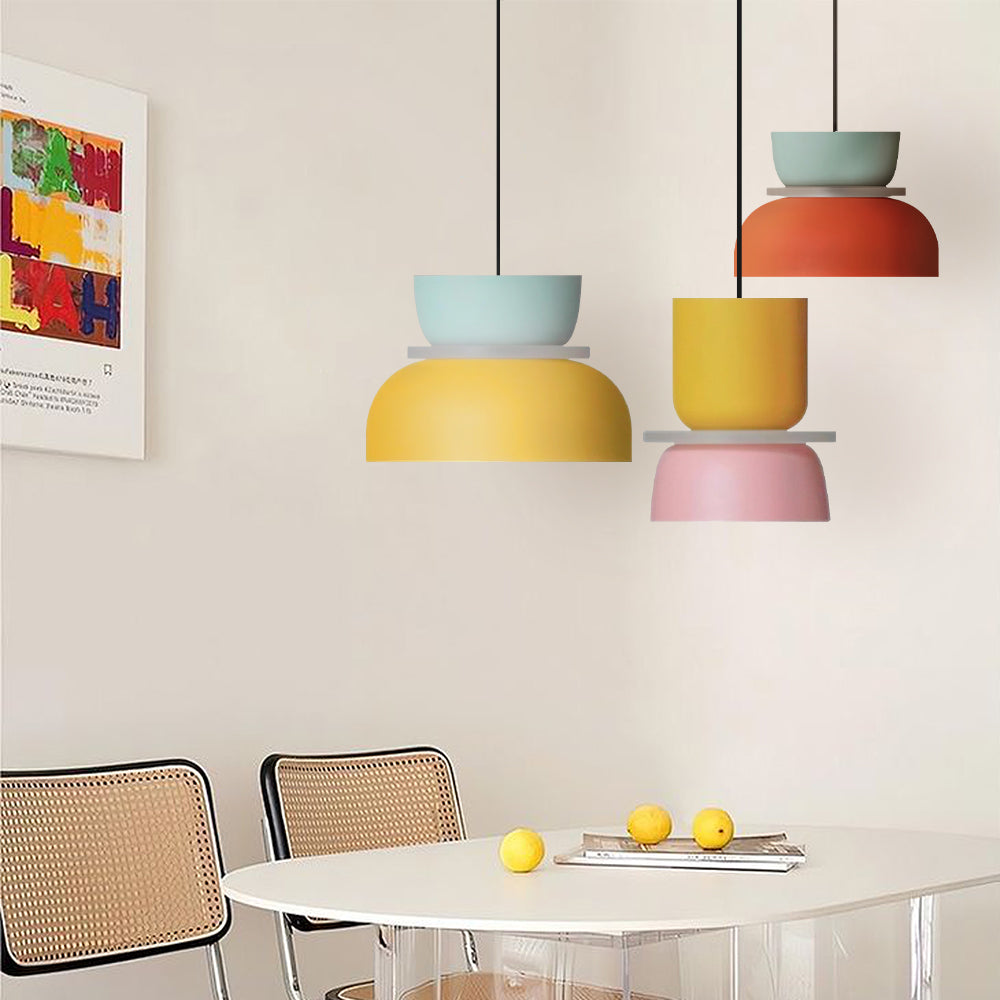 Multi-Layer Acrylic Ceiling Fixture E27 Socket 11.4 Inch Diameter Nordic Style Over Island Counter Breakfast Nook Entryway Suspended Lamp fo