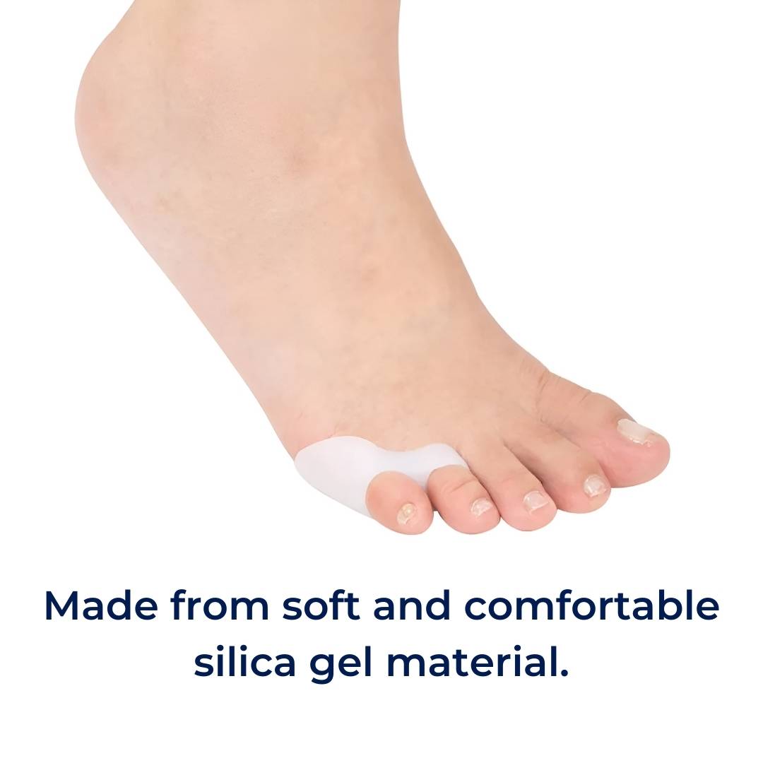 Orthopedic Toe Separators for Bunion Relief, Hammertoe & Crooked Toe Alignment – Soft Gel Spacers for Pinky Toe Pain | Comfortable Foot Supp