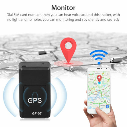 Compact Real-Time Location Tracker with Magnetic Mount for Vehicles & Valuables, Voice Monitoring Device, GSM GPRS Locator