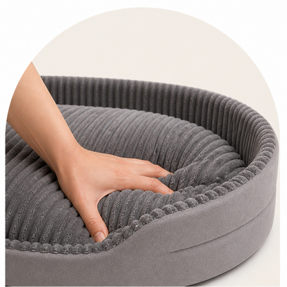 Ortekor Thickened Orthopedic & Breathable Plush Dog Bed (Removable Cover)