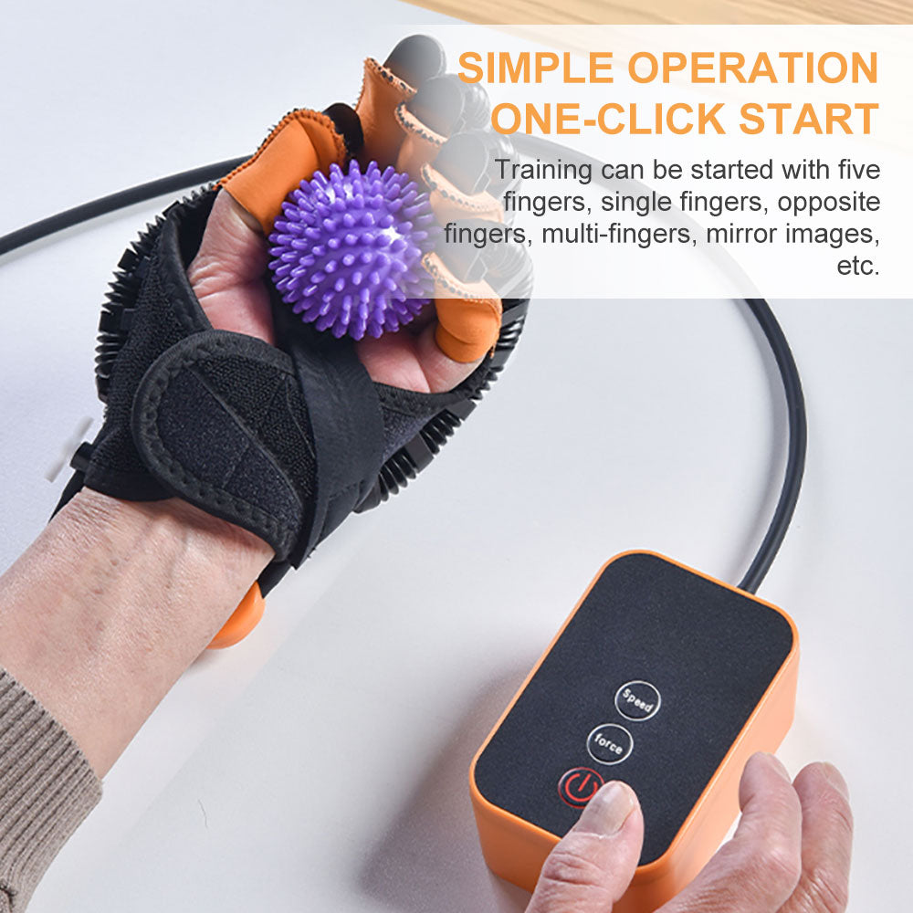 Powered Hand Therapy Gloves Rehab Recovery System for Stroke Arthritis Nerve Injury Support Mobility Training At-Home Physical Therapy Equip
