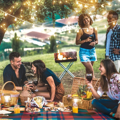 Picnic Blanket Waterproof for Camping, Large Waterproof Picnic Blanket with Soft Acrylic Top, Foldable Beach Blanket Mat