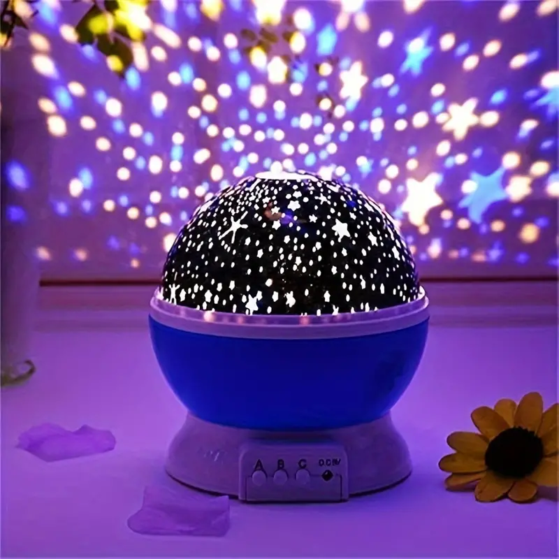 Galaxy Night Light Projector with Music & Rechargeable LED for Kids Room, Bedroom Ceiling & Wall Display