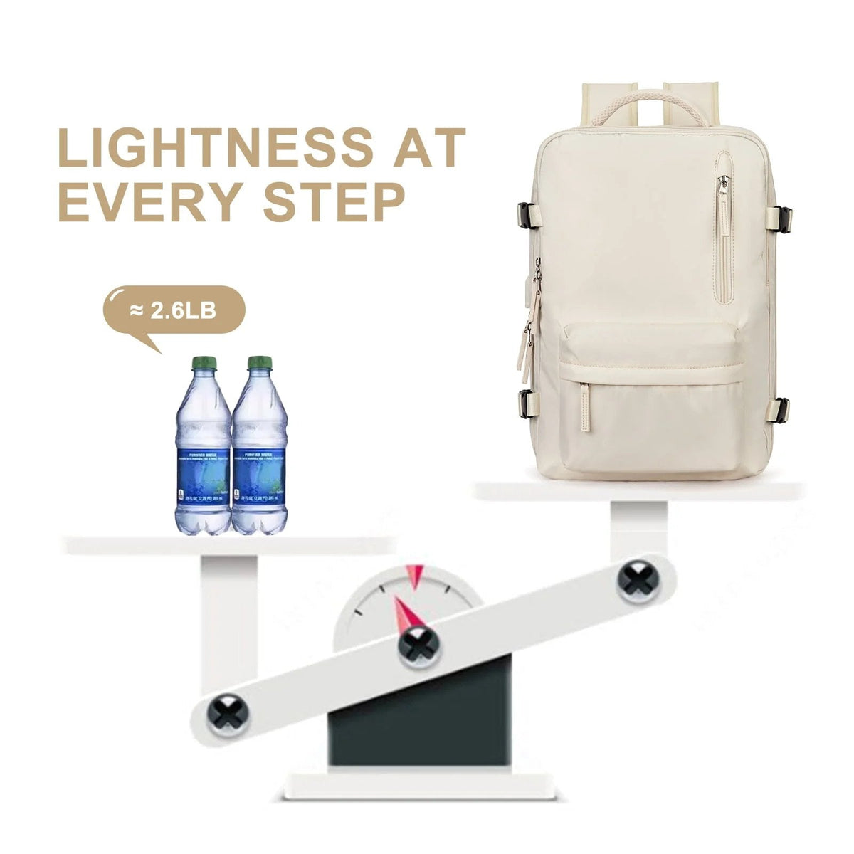 Adventure Ready | Waterproof Travel Backpack for Women with Ergonomic Straps | Versatile Design for Hiking and Daily Use