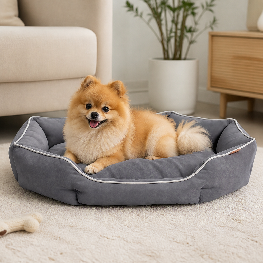 Ortekor All-Season Plush Donut Pet Bed