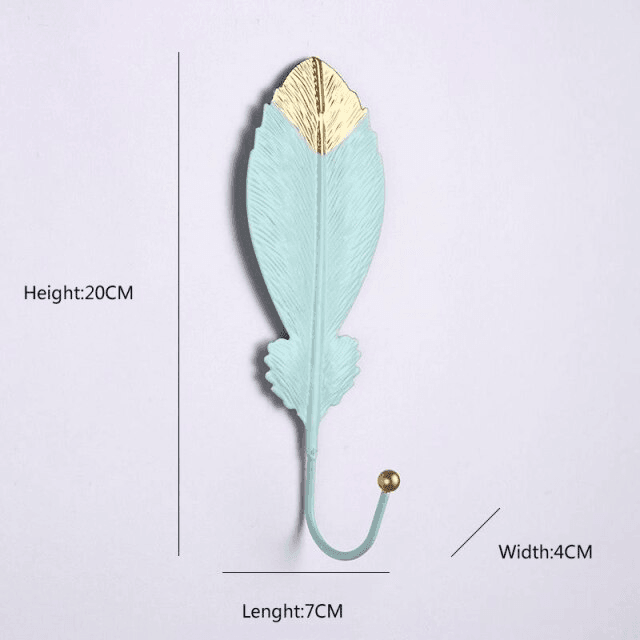 Nature's Foliage Metal Wall Hooks