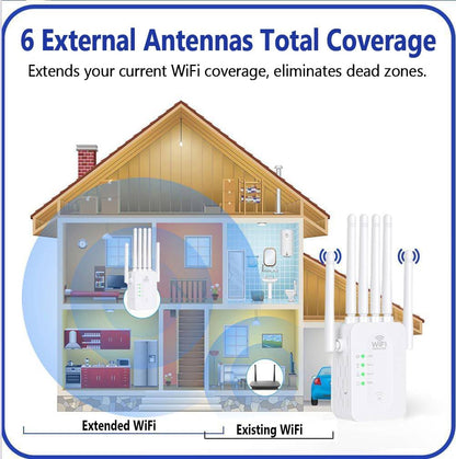Best WiFi Extender | Long-Range Outdoor WiFi Range Extender with Weather-Resistant Design | Signal Booster for Home & Garden