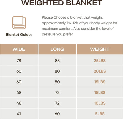 Cozy Comfort | Cooling Weighted Blanket for Adults with Premium Glass Beads | Soft Breathable Design for Relaxation and Sleep Quality