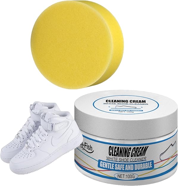Footwear Restoration Cream for Sneakers, Leather Shoes, Boots – Deep Stain Remover for Scuffs, Dirt & Yellowing – Revitalizes All Shoe Types