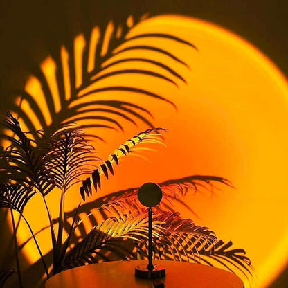 Sunset Projection Lamp with 360° Rotating Head – 13 Ambient Light Modes for Bedroom, Living Room & Creative Spaces