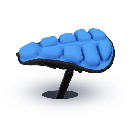 Inflatable Gel Bike Seat Cushion with Shock Absorption for Road and Mountain Bikes | Adjustable Air Pressure Comfort Saddle Cover