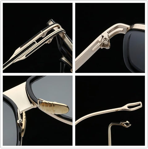 Ortekor Classic Aviator Sunglasses | Men's Sunglasses with 100% UV Protection | Stylish Alloy Frame for All-Day Comfort