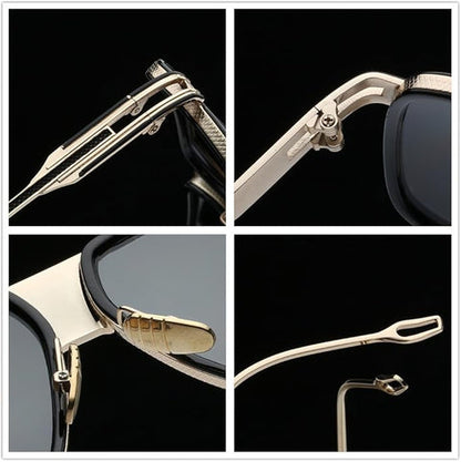 Ortekor Classic Aviator Sunglasses | Men's Sunglasses with 100% UV Protection | Stylish Alloy Frame for All-Day Comfort