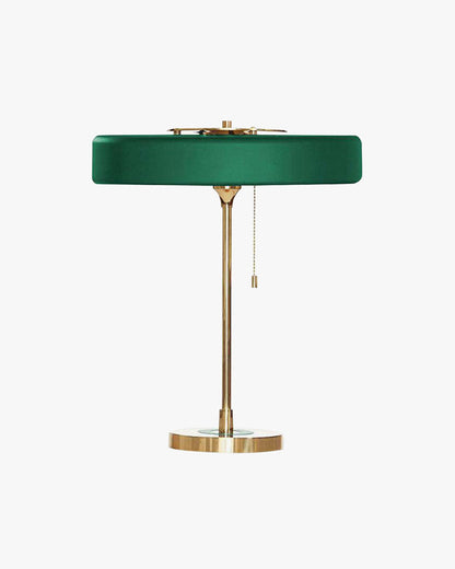 Adjustable Desk Light with Counterweight 10W LED Brass Finish Midcentury Modern Pull Chain Switch for Nightstand Office Home