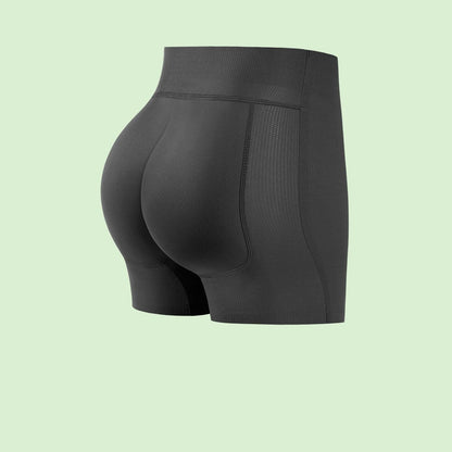 High-Waist Padded Butt-Lifting Shapewear Shorts for Women – Seamless Body Shaper with Removable Pads for Everyday Confidence & Special Occas