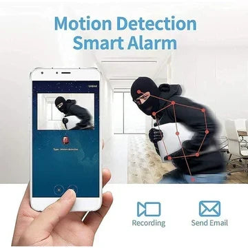 Compact Wireless HD Security Camera with Real-Time Audio & Video Streaming for Home Monitoring