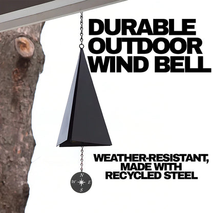 Wind Chimes for Outside, Large Metal Wind Chime with Compass Windcatcher, Outdoor Wind Bell for Patio and Garden Decor