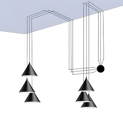 Sleek Silver Pendant Light | Simple Metal Drop Lamp