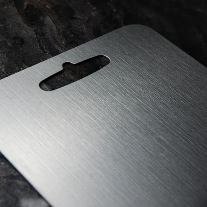 Stainless Steel Cutting Board for Kitchen – Antibacterial Non-Porous Food Prep Surface – Dishwasher Safe