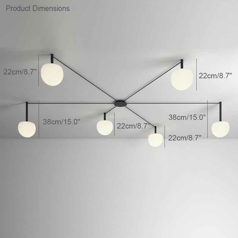 Globe Pendant Light Adjustable Height Frosted White Glass Orb for Kitchen Dining Living Space Modern Hanging Fixture 10 Inch