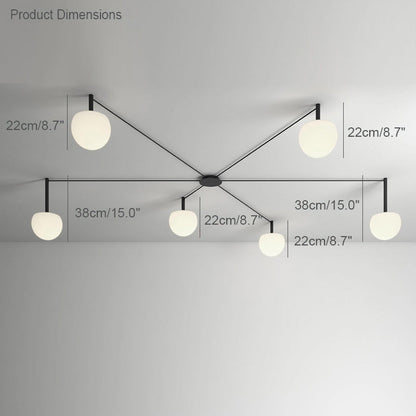 Globe Pendant Light Adjustable Height Frosted White Glass Orb for Kitchen Dining Living Space Modern Hanging Fixture 10 Inch
