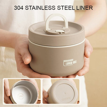 Insulated Stainless Steel Lunch Box with Leak-Proof Seal for Work, School & Travel | Keeps Food Hot for Hours | Double-Wall Food Container