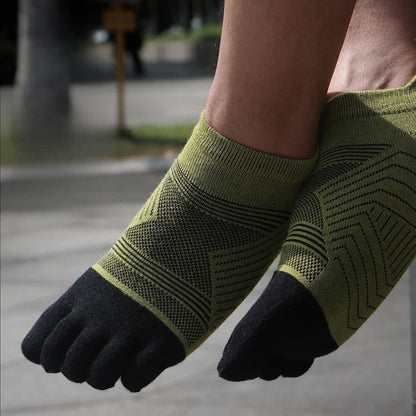 Men's Merino Wool Toe Socks for Winter Sports – Insulated 5-Toe Design for Skiing, Snowboarding & Cold Weather Hiking