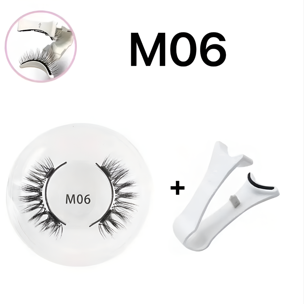 Reusable Magnetic False Eyelashes with Precision Applicator for Natural Volume & All-Day Wear