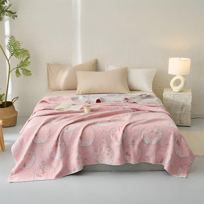Cove Reversible Blanket - Cotton Blend, Lightweight Design