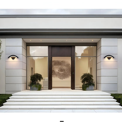 Outdoor Security Light with Motion Sensor | Weather-Resistant LED Wall Sconce for Porch, Patio & Entryway | 18W Automatic Dusk-to-Dawn