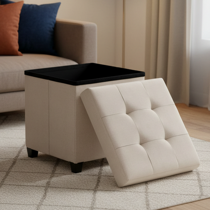 COMFYNEST – Square Storage Ottoman Bench